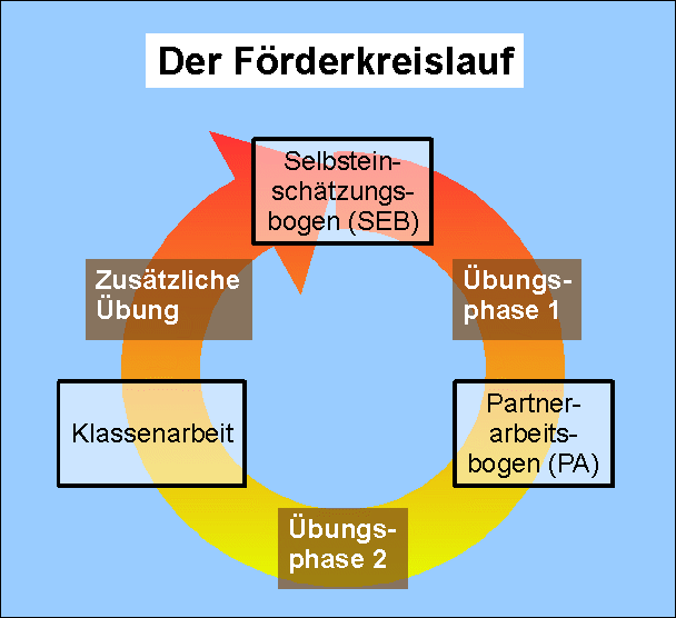 Die einzelnen Phase des Förderkreislaufes